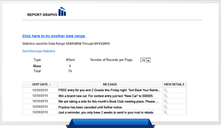 real time reporting screenshot